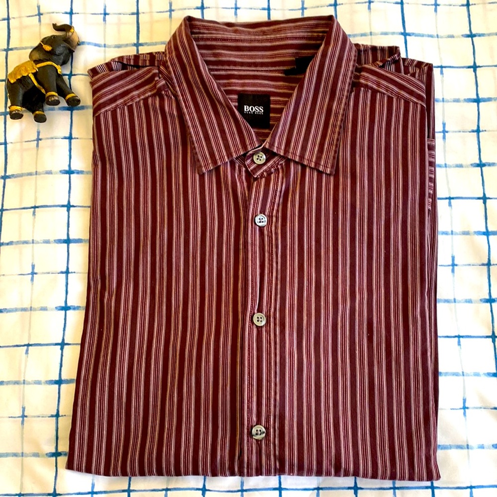 Hugo boss button down shirt XL
